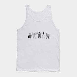 Sock monster line-up Tank Top